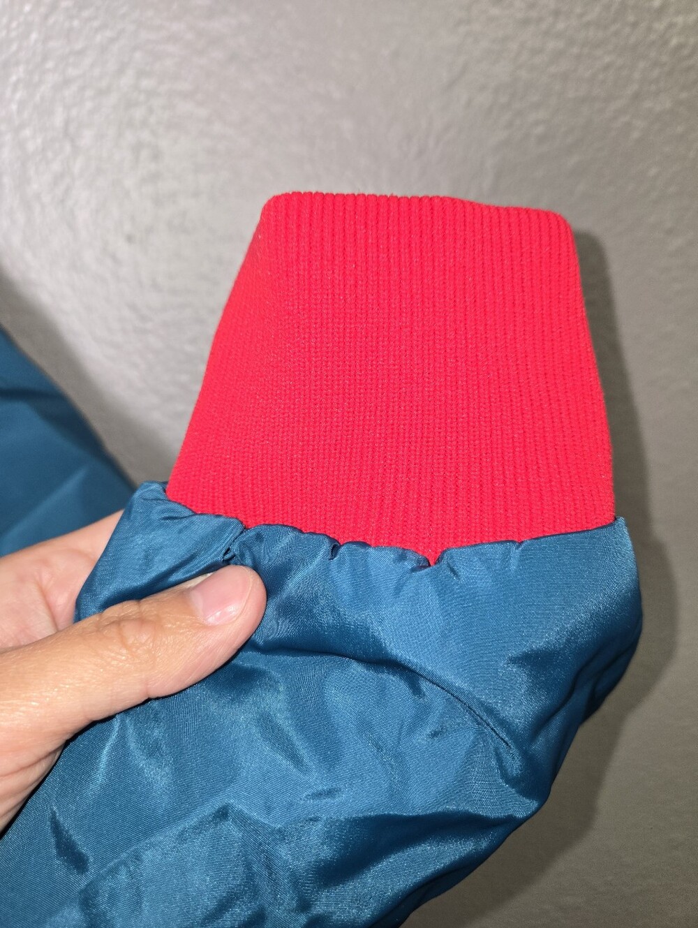 80's Columbia Red & Teal Reversible  Coat Size XL - Picture 4 of 15